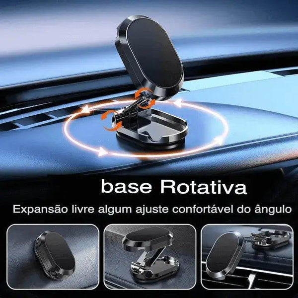 SUPORTE TELEMOVEL MAGNETICO DOBRAVEL E AJUSTAVEL 2.0 🚘 📲 - 🎁 PT ONLINE STORE 