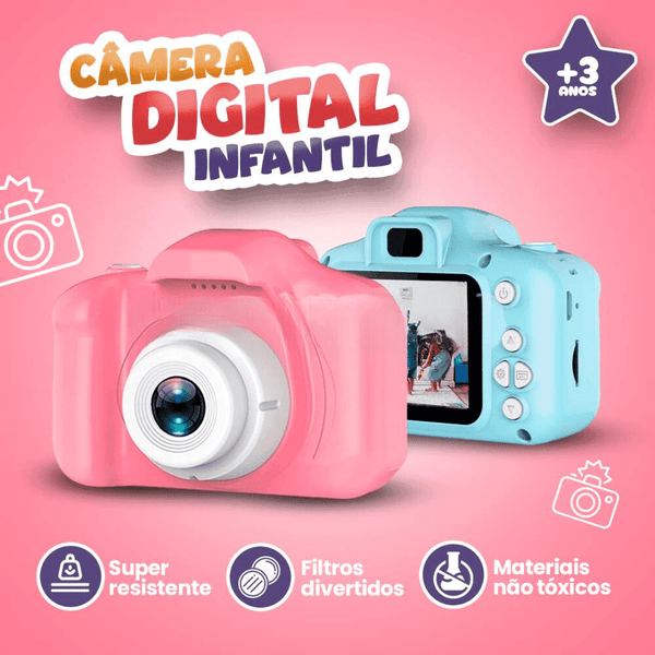 Câmara digital Infantil 📸👧 - 🎁 PT ONLINE STORE 