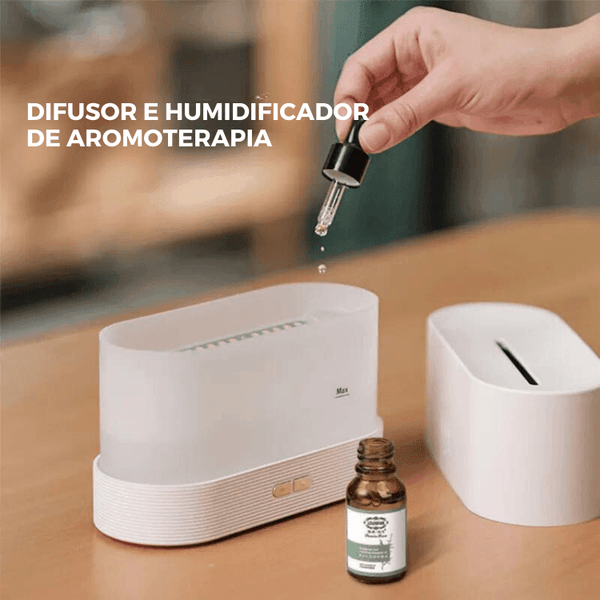 AromaIluma 2.0 🧘‍♀️ - Difusor de aroma com luz LED - 🎁 PT ONLINE STORE 