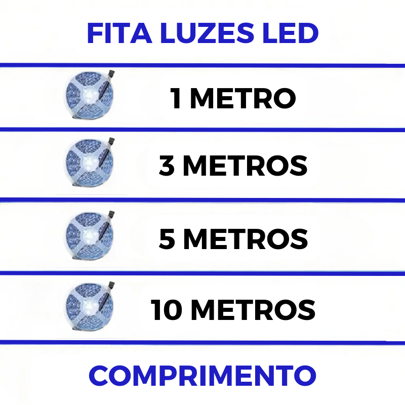 Kit de Luzes LED com comando 💡🖲️
