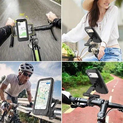 Suporte para telemóvel à prova de água 💦 para bicicleta 🚴 e moto 🏍️ - 🎁 PT ONLINE STORE 